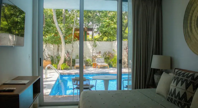 NHOA 111A 2BR Condo Pool access, Prenota Appartamento Hotel a Tulum con parcheggio, Parcheggio