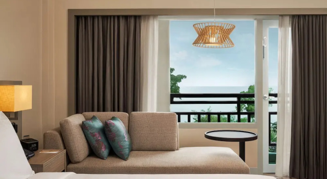 Deniz manzaralı Standart çift kişilik oda Swiss-Garden Golf Resort & Spa, Damai Laut
