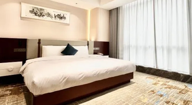 Двухместный люкс с видом на реку Hejiangting Hanwen Hotel