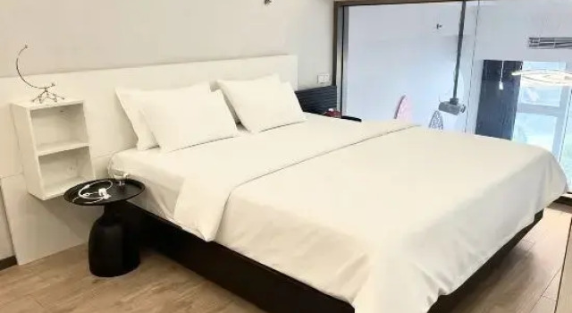 Люкс Deluxe Phobos High River View Apartment Hotel (Zhongshan Shiqi Pedestrian Street Lihe Square)