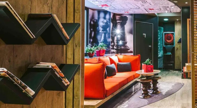 Кровать в общем номере Ibis Madrid Centro
