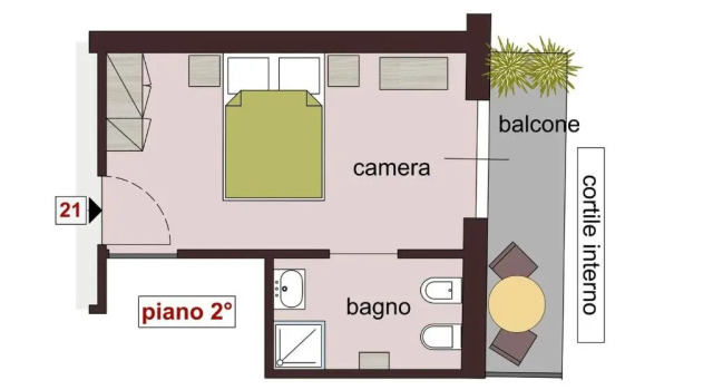 Standard Kahden hengen huone Hermoso Housing