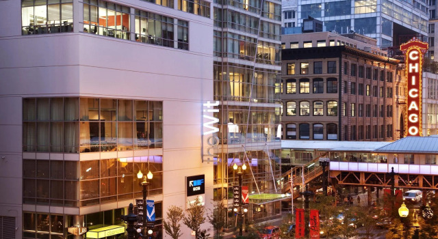 theWit Chicago, a Hilton Hotel, Забронировать Отель Бизнес-отели Чикаго, рядом с Букингемский фонтан, 4* 5*