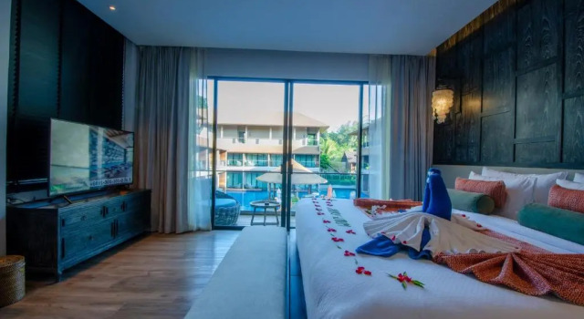 Двухместный номер Deluxe с видом на бассейн Ananya Lipe Resort