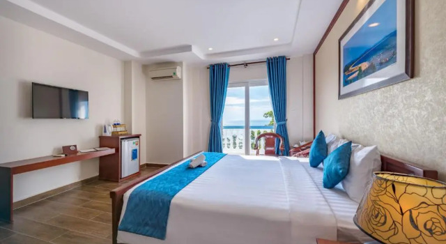 Двухместный номер Deluxe с балконом Brenta Phu Quoc Hotel