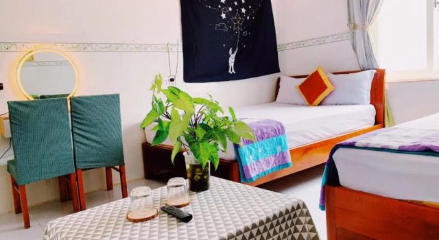 Четырёхместный номер Standard с видом на море Phu Quy Hotel