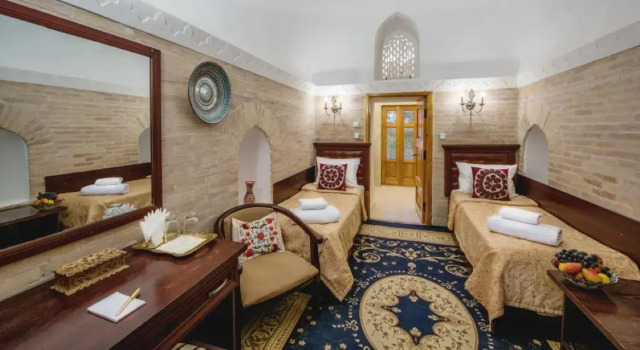 Двухместный номер Standard с балконом Orient Star Khiva Hotel- Madrasah Muhammad Aminkhan 1855 in UNESCO World Heritage Site