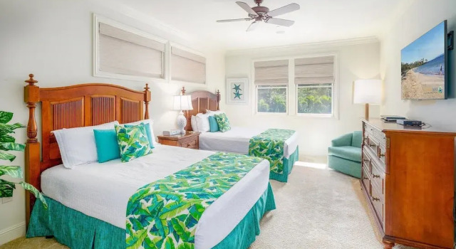 Вилла Luxurious Ho'olei 12-2, Lush View, Close to Pool, Sleeps 8 in Beds, Central AC!