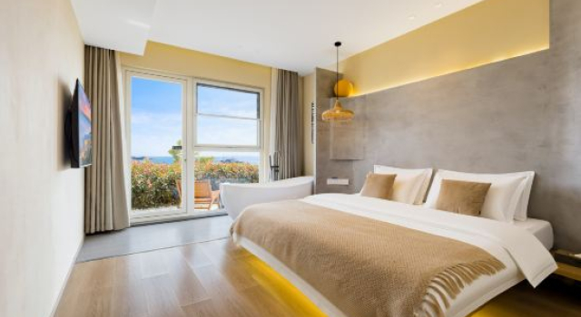 Семейный люкс oceanfront Sanmengji Ocean View Garden Resort Hotel (Xixiakou Zoo Branch)