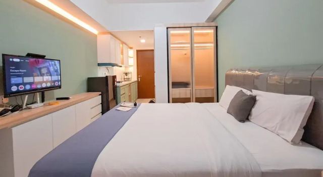 Апартаменты Standard Simple Neutral Toned Studio Room At Parkland Avenue Apartment