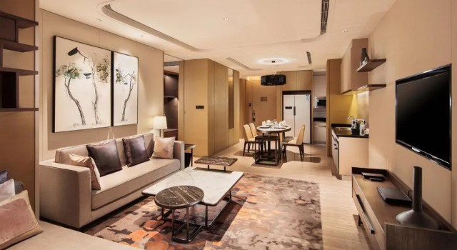 Двухместный номер Premier Hilton Jinan South Hotel & Residences