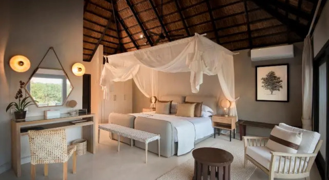 Одноместный номер Luxury Lion Sands River Lodge