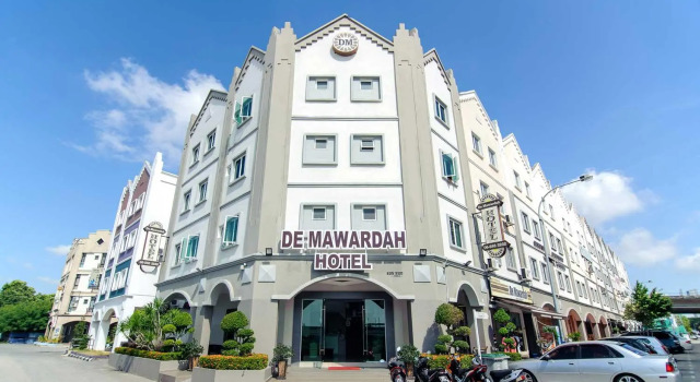 Кровать в общем номере De Mawardah Hotel, Taming Sari Tower Malacca