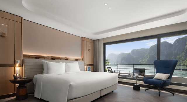 Двухместный люкс Executive с балконом Grand Pioneers Halong Bay Cruise 1