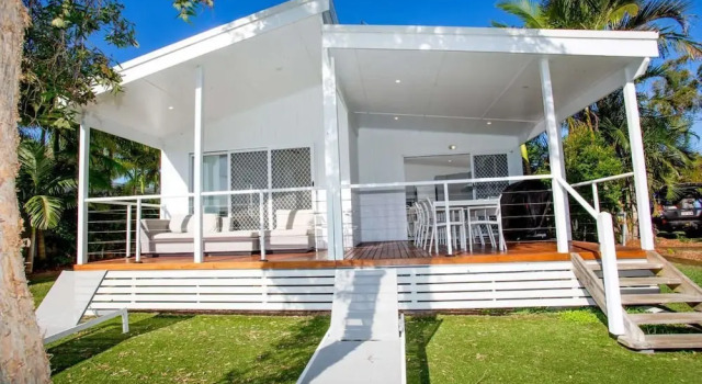 Номер Standard с 3 комнатами с балконом и с видом на реку Solitary Islands Resort