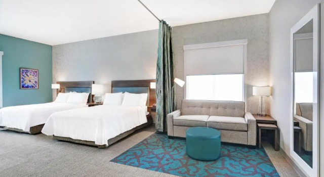 Четырёхместная студия-люкс Hearing Accessible Home2 Suites By Hilton Charleston Daniel Island, Sc