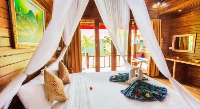 Коттедж Deluxe c 1 комнатой с балконом Taos House Lembongan By DeWizZ Management