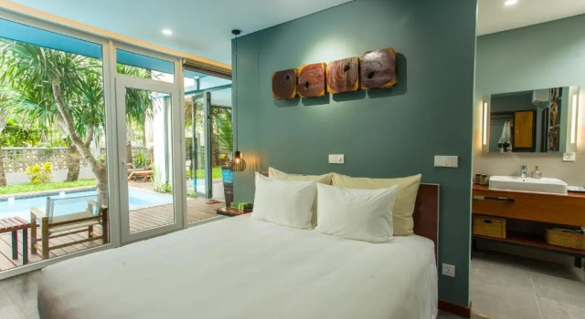Номер Standard с видом на бассейн An Bang beach Chay Villas