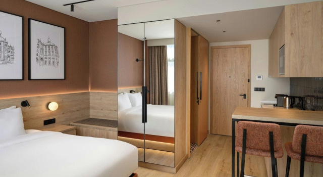 Студия Standard с видом на город Residence Inn Lisbon by Marriott Hotel