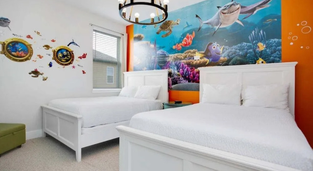 Stylish Family Home Private Pool/spa 10min to Theme Park Sleeps 22 En101