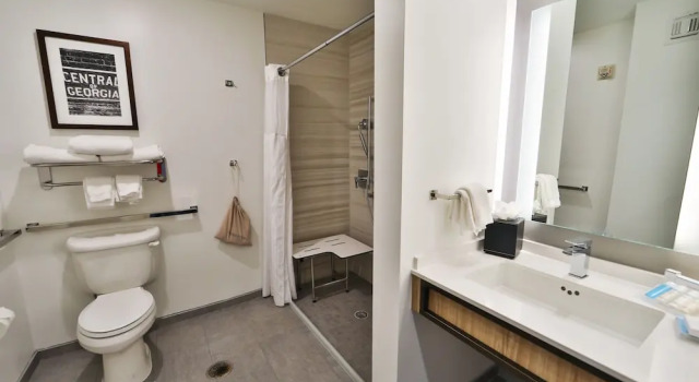 Двухместный номер Mobility/Hearing Accessible with Roll In Shower Hilton Garden Inn Savannah Historic District