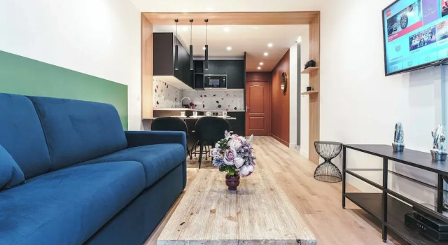 Beautiful Apartment -1br/4p- Boulogne