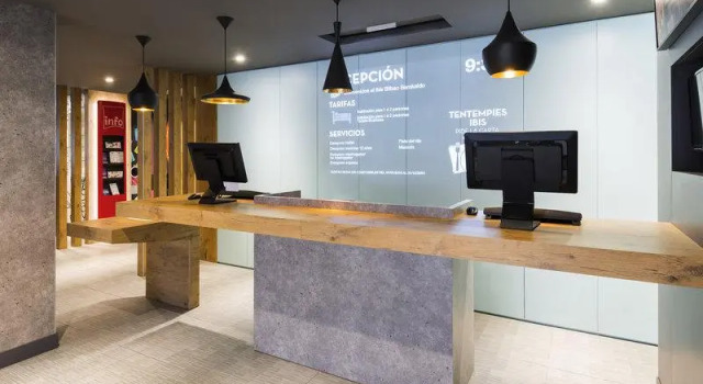 Кровать в общем номере Ibis Bilbao Barakaldo