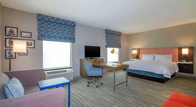 Двухместный люкс Hampton Inn & Suites Glenarden/Washington DC