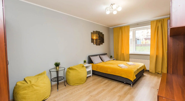 Апартаменты с балконом MOKO Apartments (МОКО Апартментс) на улице Татьянин Парк 14 корпус 1