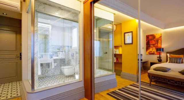 Deluxe Dvoulůžkový s manželskou postelí pokoj a výhledem na moře Ravouna 1906 Suites - Special Class, Adults Only