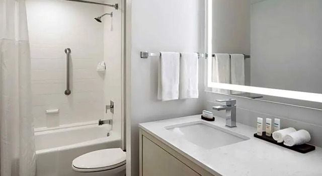 Двухместный люкс с 2 комнатами с видом на залив Embassy Suites by Hilton Tampa Airport Westshore