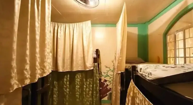 Кровать в общем номере Villa-Atlas Guest House