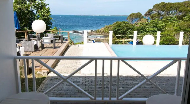 Двухместный номер Deluxe с балконом и с видом на залив Bacolet Beach Club