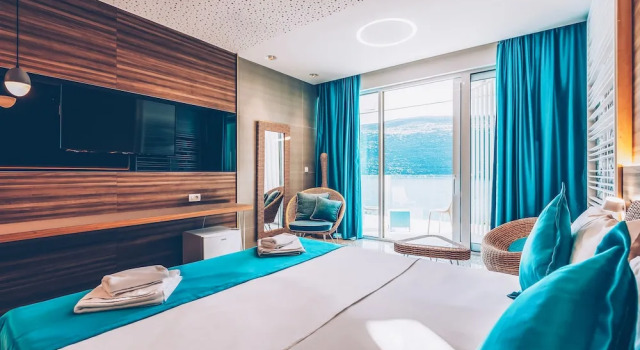 Двухместный номер Deluxe с видом на море Carine Hotel Kumbor Superior