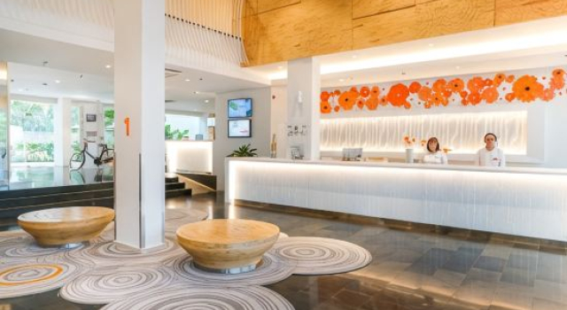 Люкс с красивым видом из окна HARRIS Resort Batam Waterfront