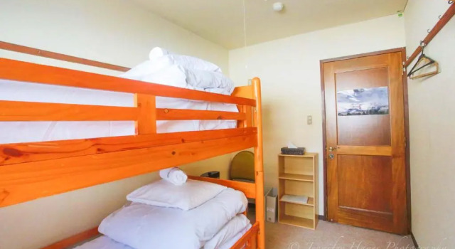 Кровать в общем номере Morino Lodge - Hakuba
