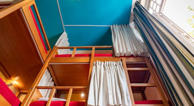 Кровать в общем номере Discovery Hostel