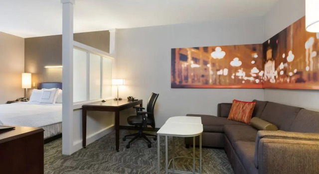 Двухместный люкс SpringHill Suites Indianapolis Fishers