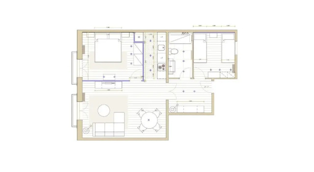Апартаменты с 2 комнатами Weflating City Center