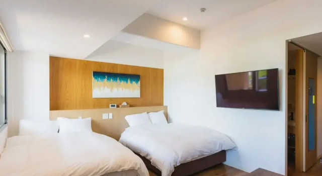 Семейный номер Standard с балконом и с видом на горы Fukiagehama Field Hotel