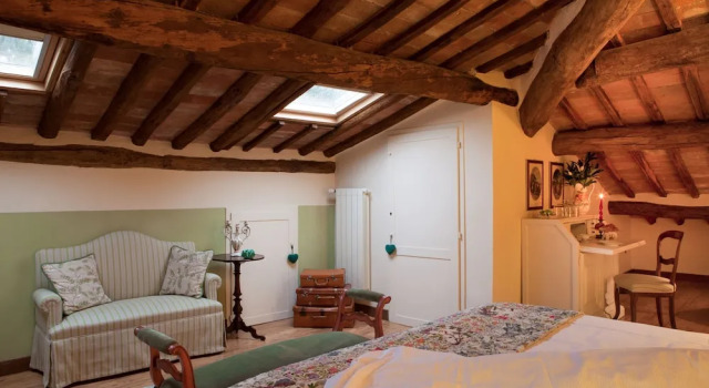 Люкс Дуплекс с балконом и с видом на парк Villa Fillinelle