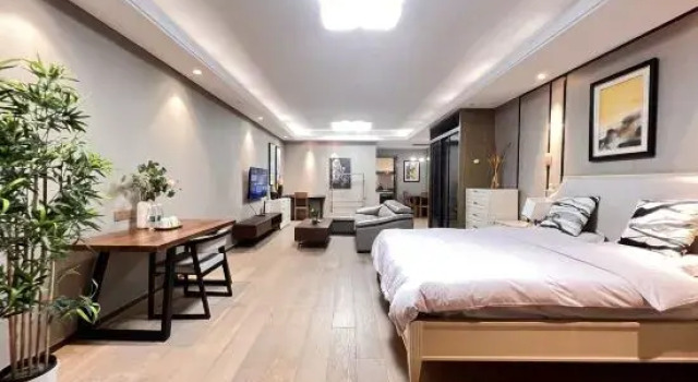 Люкс Luxury Clouds.Foresight Clouds Service Apartment (Suzhou Eye Ferris Wheel CenterJinji Lake Expo)