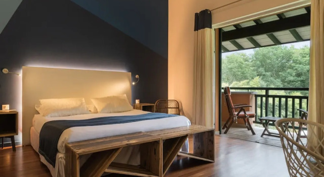 Двухместный номер Superior с балконом Les Frères Ibarboure - Hôtel 4 étoiles, Spa extérieur sensoriel et Restaurant étoilé à Bidart