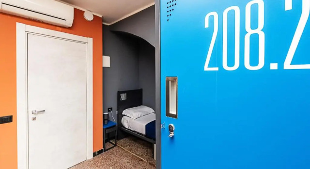 Кровать в общем номере Marathon Hostel