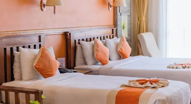 Трёхместный номер Deluxe с балконом Pokhara Batika