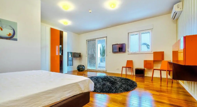 Трёхместный номер Deluxe с балконом и с видом на море Perla Resort