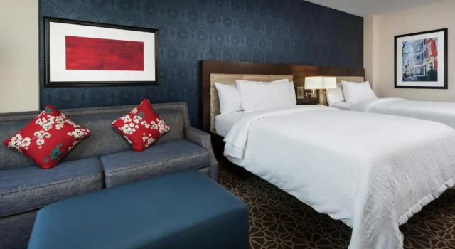 Четырёхместный номер Делюкс Hilton Garden Inn Washington DC/Georgetown Area