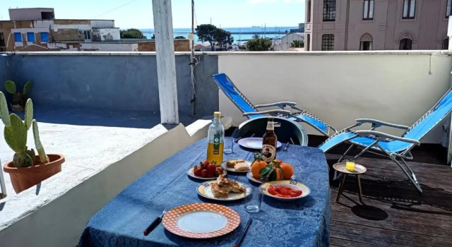 Апартаменты Appartamento Astarte Terrazza Vista Mare