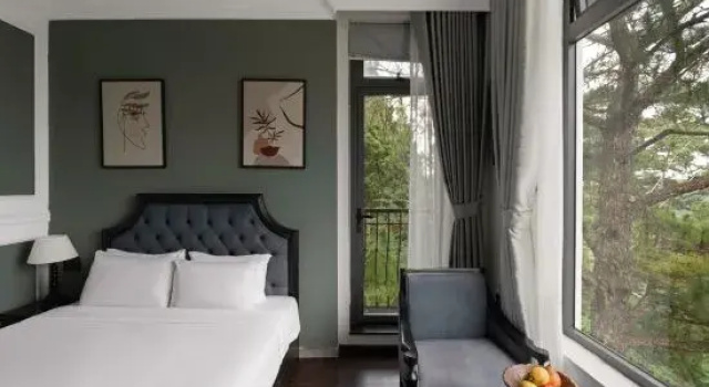 Номер Deluxe с видом на окрестности The Gate Boutique Hotel Đà Lạt