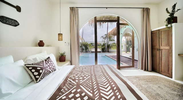 Stunning 4BR Villa With Rice Field View in Umalas, Rezervovat Vila Chaty v Bali, Chalupa